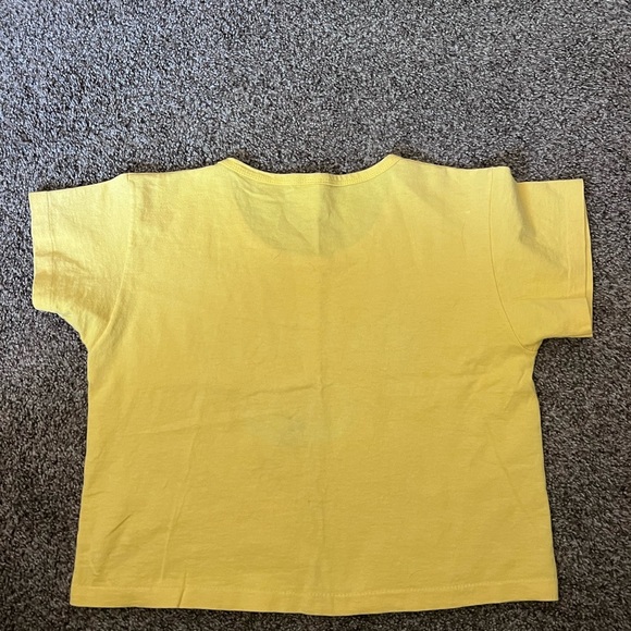 Vintage Yellow Daytona Beach crop top - Picture 4 of 5